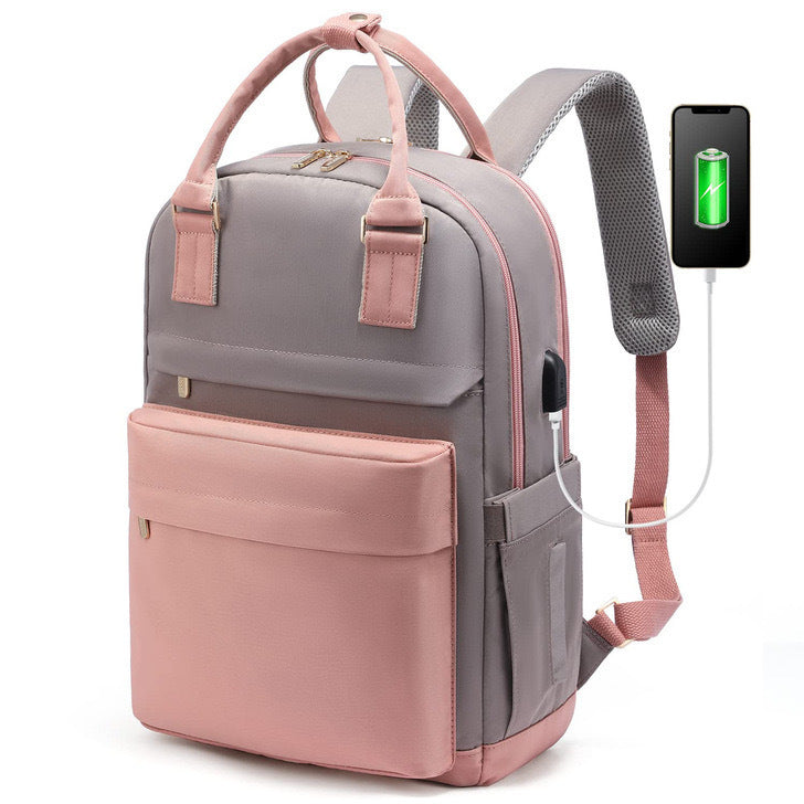 Stylish & Spacious Girls Laptop Backpack – Perfect for Travel & Everyday Use!